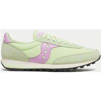 Saucony Trainer 80 Patterned Leather Trainer Light Pink Mix