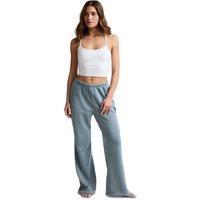 Beyond Yoga Fade Out Mid Rise Straight Leg Sweatpant Blue Marl