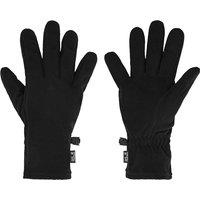 Jack Wolfskin Real Stuff Fleece Touchscreen Gloves Black
