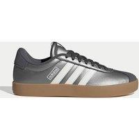 adidas VL Court Leather Sports Trainers Dark Grey