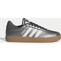 adidas VL Court Leather Sports Trainers Dark Grey