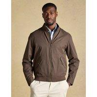 Joules Cotton Rich Harrington Jacket Brown