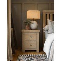 Corndell Normandy Oak Bedside Table Neutral