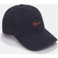 Aubin Pure Cotton Embroidered Flat Cap Navy