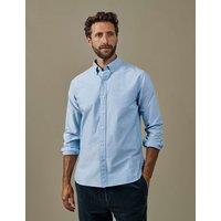 Aubin Regular Fit Pure Cotton Oxford Shirt Pale Blue
