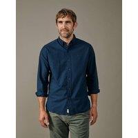Aubin Regular Fit Pure Cotton Oxford Shirt Navy