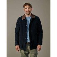 Aubin Moleskin Padded Car Coat Black