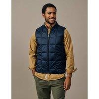 Aubin Quilted Feather and Down Gilet Navy