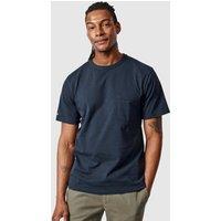 Aubin Pure Cotton Crew Neck Short Sleeve T-Shirt Navy