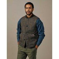 Aubin Pure Wool Checked Gilet Multi