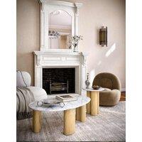 Corndell Phoenix Marble Top Coffee Table Natural