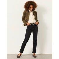 FatFace Mid Rise Straight Leg Jeans Black