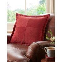 Laura Ashley Dalham Corded Oxford Edge Cushion Red