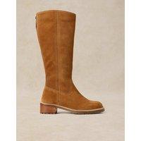 White Stuff Wide Fit Suede Chelsea Boots Tan