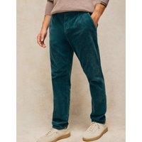 White Stuff Regular Fit Corduroy Trousers Dark Teal
