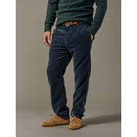Aubin Relaxed Fit Corduroy Trousers Navy