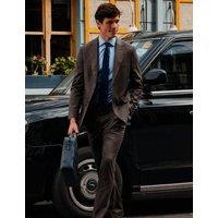 Charles Tyrwhitt Slim Fit Wool Rich Suit Jacket Brown