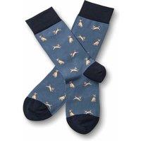 Charles Tyrwhitt Cotton Rich Animal Print Novelty Socks Blue Mix