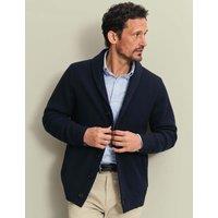Charles Tyrwhitt Merino Wool Shawl Neck Cardigan Navy
