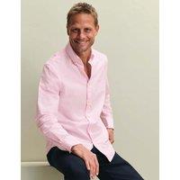Charles Tyrwhitt Regular Fit Pure Cotton Striped Oxford Shirt Light Pink