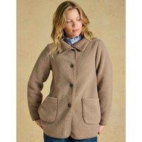 Joules Relaxed Longline Jacket Neutral