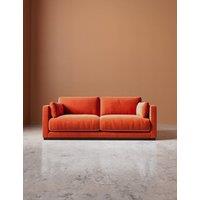 Swoon Alesund Easy Velvet 2 Seater Sofa Orange