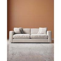 Swoon Althaea Crushed Velvet 3 Seater Sofa Cream