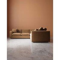 Swoon Althaea Easy Velvet Corner Sofa Tan