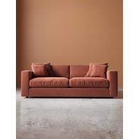 Swoon Althaea Easy Velvet 3 Seater Sofa Brown