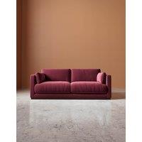 Swoon Alesund Easy Velvet 2 Seater Sofa Burgundy