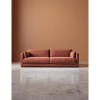 Swoon Alesund Easy Velvet 3 Seater Sofa Brown