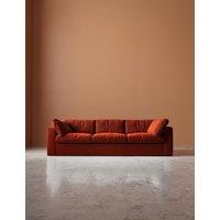 Swoon Seattle Crushed Velvet 3 Seater Sofa Red