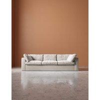 Swoon Seattle Crushed Velvet 3 Seater Sofa Cream