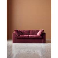 Swoon Seattle Easy Velvet 2 Seater Sofa Burgundy