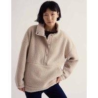 Seasalt Cornwall Oversized High Neck Jacket Natural