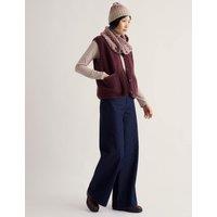 Seasalt Cornwall Relaxed Fleece Gilet Brown