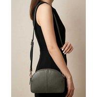 Jones Bootmaker Leather Cross Body Bag Olive