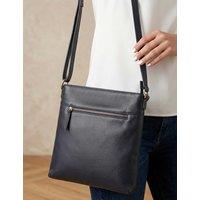 Jones Bootmaker Leather Shoulder Bag Navy