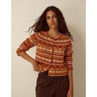 Monsoon Button Front Cardigan Beige
