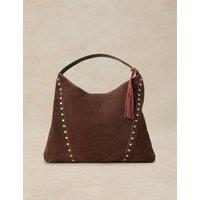 White Stuff Suede Shoulder Bag Brown