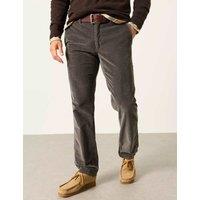 FatFace Regular Fit Corduroy Trousers Charcoal