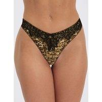 Boux Avenue Odetta Satin High Rise Thong Brown Mix