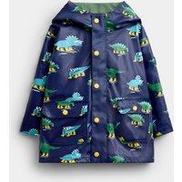 JoJo Maman Bb Dinosaur Fleece Lined Fisherman Jacket (1-6 Yrs) Blue