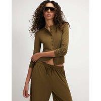 River Island Soft Touch Cardigan Khaki