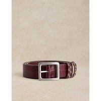 White Stuff Leather Belt Dark Red