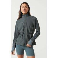 Lilybod Helena Fitted Long Sleeve Running Jacket Medium Green