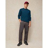 White Stuff Pure Wool Crew Neck Long Sleeve Jumper Dark Teal