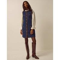 Monsoon Denim Round Neck Midi Dress Indigo