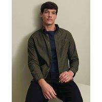 Charles Tyrwhitt Regular Fit Non Iron Pure Cotton Check Twill Shirt Green Mix