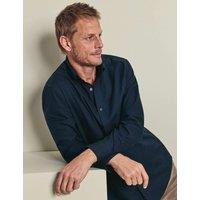 Charles Tyrwhitt Regular Fit Brushed Cotton Flannel Shirt Navy